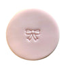Mini Bow Stamp creating fun fondant cookie design