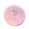 Mini Cocktail Glass Fondant Cookie - Imprinted for Summer Parties