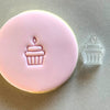 Mini Cupcake Cookie Stamp & Imprinted Fondant - Fun Baking Tool