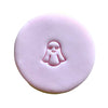 Mini Ghost Cookie Stamp creating spooky ghost design