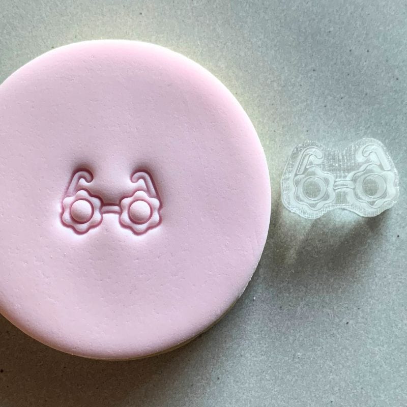 Summer-themed Sunglasses Cookie Stamp