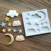 Starry Night Baby Silicone Mould Fondant Cake Cookie Decoration