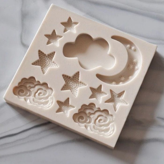 Starry Night Baby Silicone Mould Fondant Cake Cookie Decoration