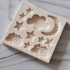 Starry Night Baby Silicone Mould Fondant Cake Cookie Decoration