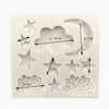 Starry Night Baby Silicone Mould Fondant Cake Cookie Decoration