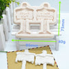 North Pole Merry Christmas Sign Post Silicone Baking Mould