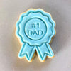 Number 1 Dad Ribbon Stamp & Cookie Cutter Father's Day