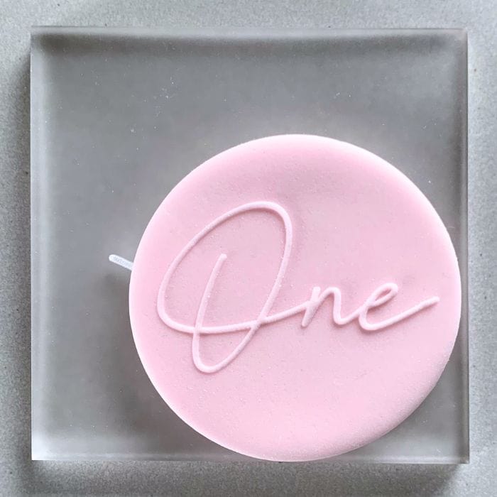 One 1st Birthday Cookie Stamp