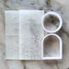 Personalised Dinosaur Birthday Set Acrylic Debosser Cookie Stamp Raised Fondant