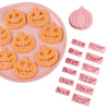 Pumpkin Faces Halloween Cookie Cutter Stamp Embosser Set