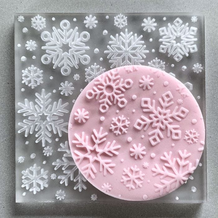 Snowflake Christmas Cookie Stamp