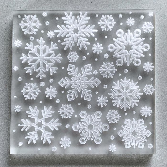 Snowflake Christmas Cookie Stamp