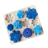 Snowflake Silicone Mould Set for Christmas Baking