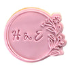 Spring Flower Floral Frame Cookie Stamp Fondant Embosser & Cutter Set