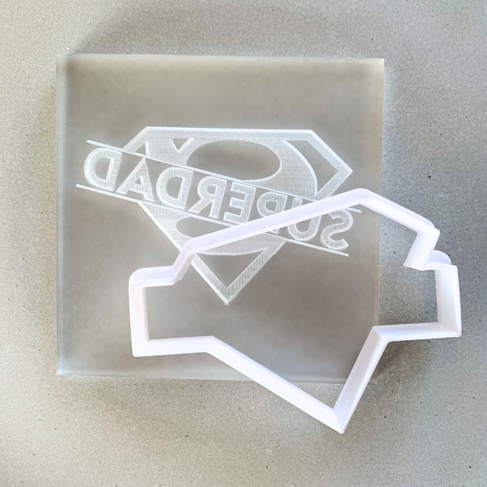 SuperDad Debosser & Cookie Cutter Father's Day