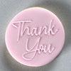 Thank You Cursive Cookie Stamp
