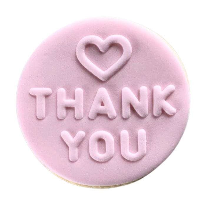 Thank You Heart Cookie Stamp