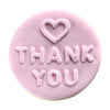 Thank You Heart Cookie Stamp Fondant Embosser