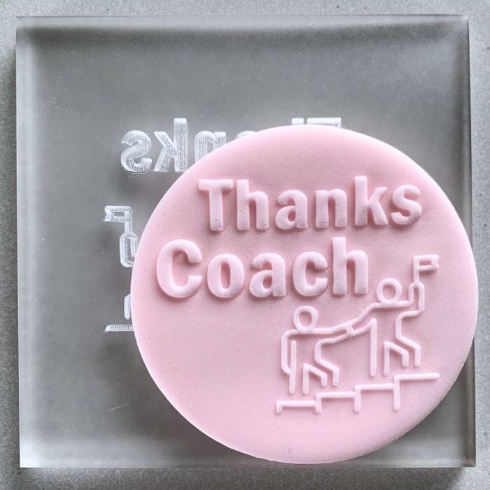 Thanks Coach Cookie Stamp