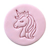 Unicorn cookie stamp for fondant decorating
