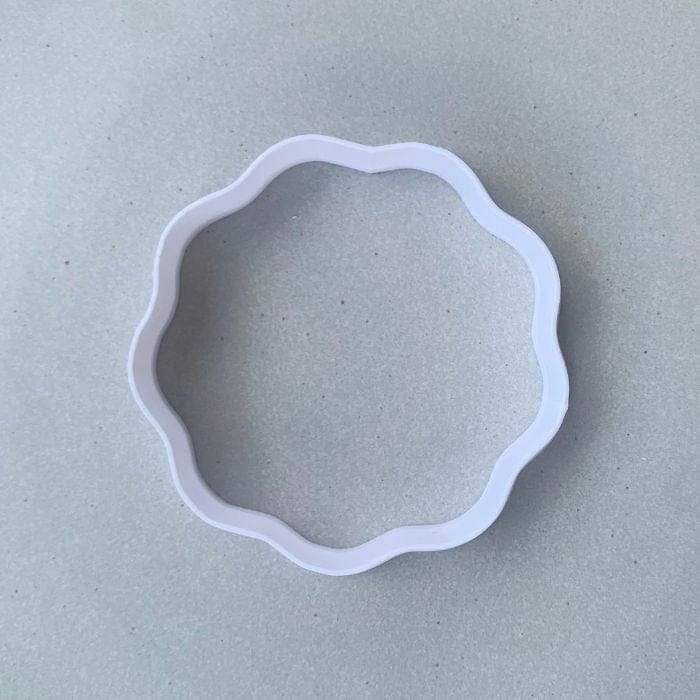 Wavy Circle Cookie Cutter 75mm
