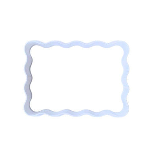 Wavy Rectangle Cookie Cutter 90mm x 65mm