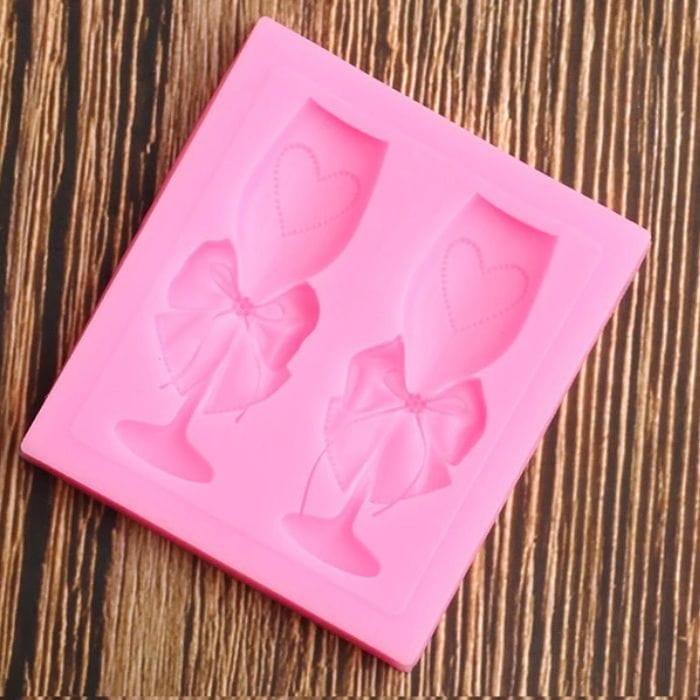Wine Glasses Silicone Mould Baking Desserts Fondant