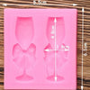 Wine Glasses Silicone Mould Baking Desserts Fondant