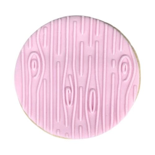 Woodgrain Cookie Stamp Fondant Embosser Background