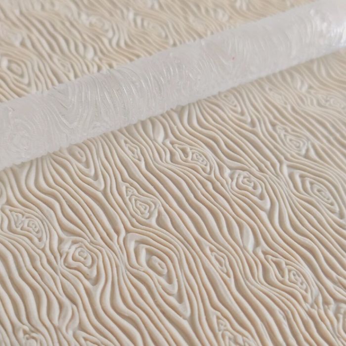 Woodgrain Pattern #2 Embossed Rolling Pin Engraved Texture Decorative