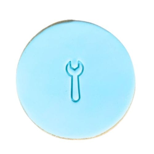 Mini Wrench Father's Day Cookie Stamp