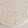 Beach Shells Large Embossed Rolling Pin Engraved Cake Pie Baking