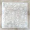 Personalised Bumble Bee Birthday Background Debosser Fondant Stamp