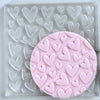 bold hearts fondant cookie stamp with large shapes