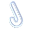 Candy Cane cookie cutter – angled view showing shape and depth