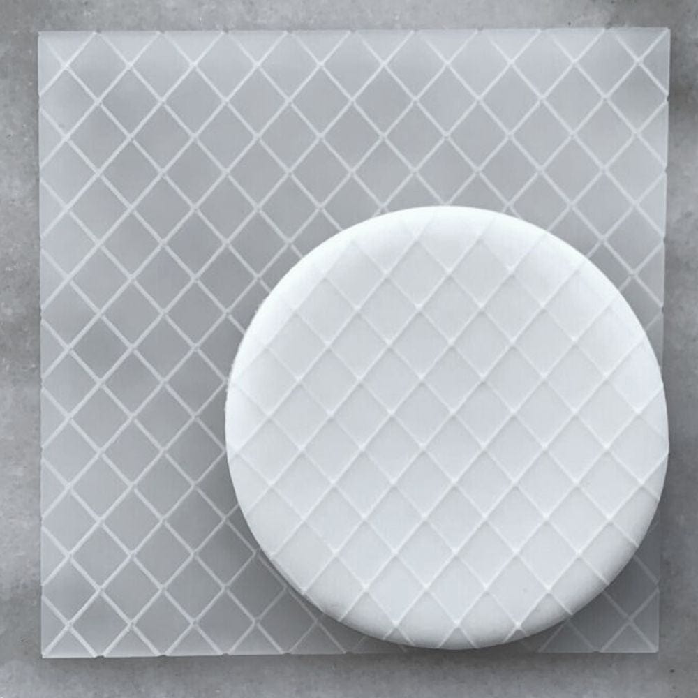 Cross Hatch Cookie Stamp