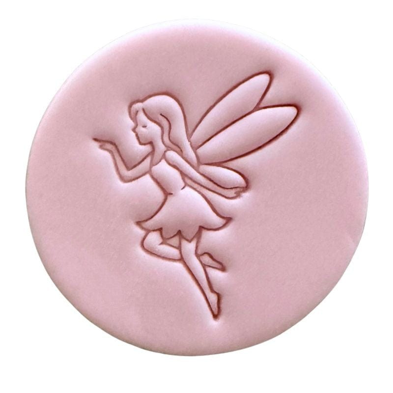 Fairy fondant cookie stamp design – magical cookie stamp for fairy garden themes and birthday bakes