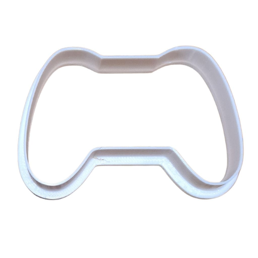 Gaming controller cookie cutter for fondant and sugar cookies