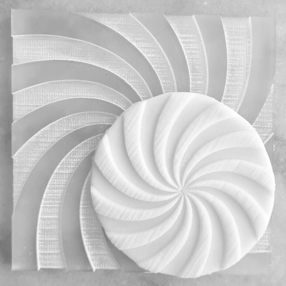 Hypnotic Spiral Cookie Stamp