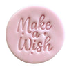 Make a Wish fondant cookie stamp design – perfect for birthday cookies and party desserts