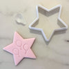 Fondant cookie made with Make a balloon and star cookie cutter.