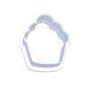 Mini cupcake cookie cutter for fondant and sugar cookies