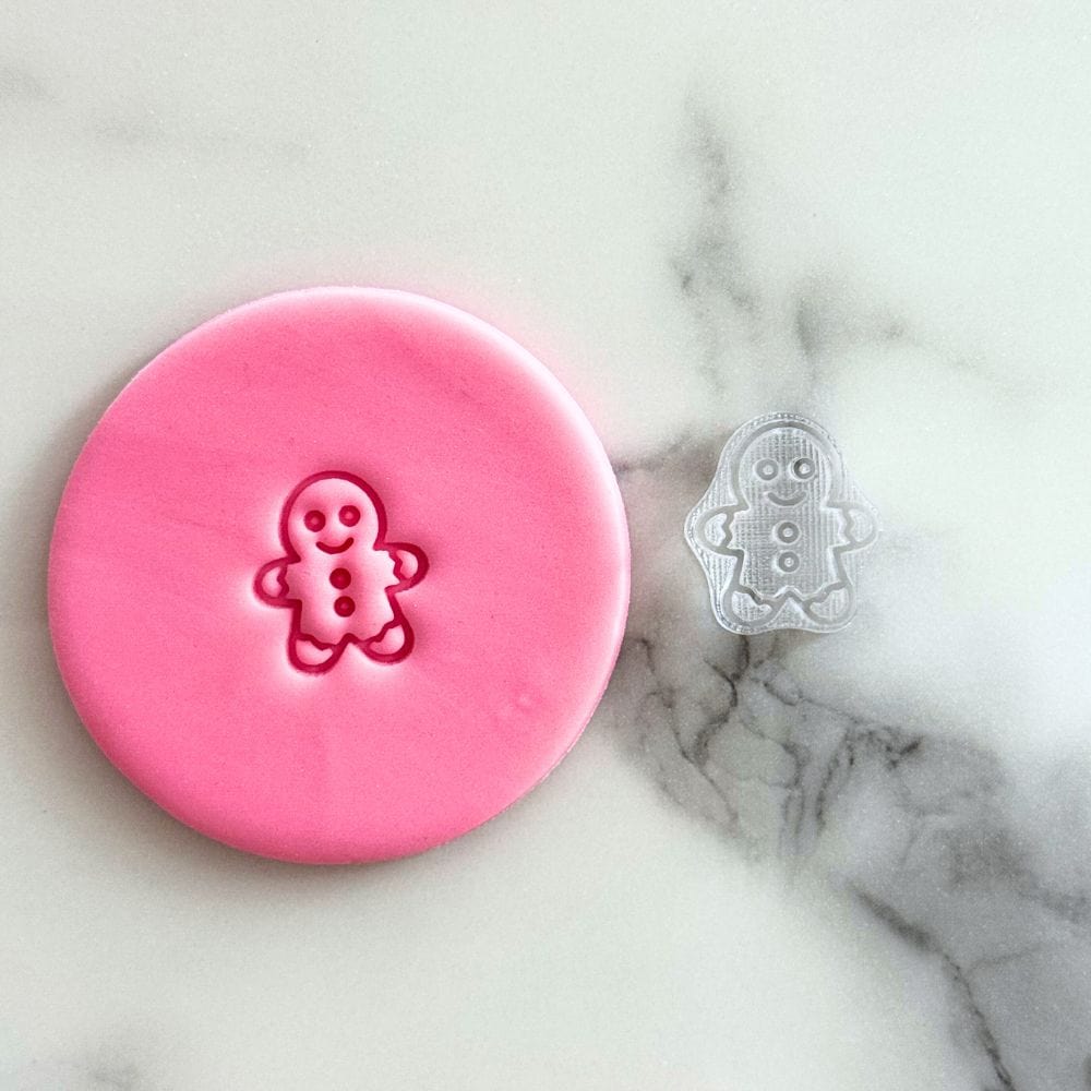 Mini Gingerbread Man Christmas Cookie Stamp