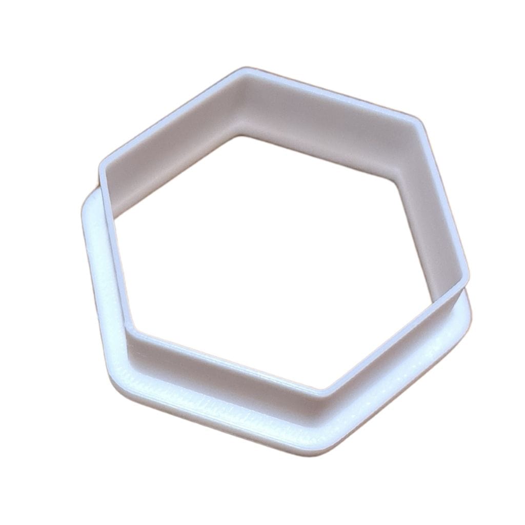 Honeycomb themed cookie cutter perfect for baking