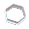 Honeycomb themed cookie cutter perfect for baking