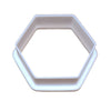 Mini hexagon cookie cutter for fondant and sugar cookies