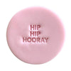 Mini Hip Hip Hooray fondant cookie stamp design – perfect for birthday and celebration cookies