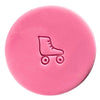 mini roller skate cookie stamp fondant design
