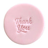 Mini Thank You fondant cookie stamp design – perfect for thank you cookies and gifts