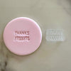 Mini Thanks Mum cookie stamp and fondant – perfect for heartfelt homemade cookies for Mum